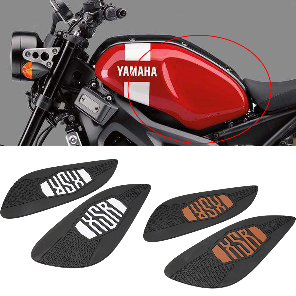 Stiker motor untuk Yamaha, XSR 900 XSR700 2015-2024 XSR 900 700 XSR155 stiker karet bantalan tangki bahan bakar Gas