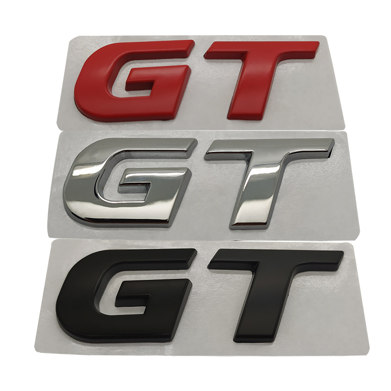 Новый автомобильный Стайлинг 3D металлический GT спортивный значок эмблема наклейка для Volkswagen VW Polo Passat B5 B6 B7 Golf Jetta Touareg Bora