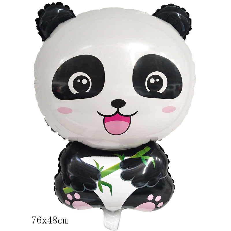 Palloncini a Forma di Animali Cartoon: Panda, Riccio, Volpe, Scoiattolo, Procione, Decorazioni per Feste di Compleanno, Giocattoli Gonfiabili per Baby Shower