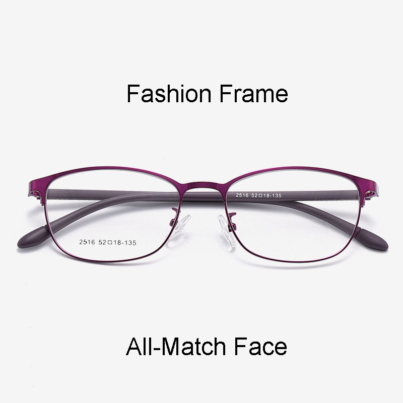 Gafas con montura de Metal y borde completo para mujer, gafas de visión corta con bisagras de primavera, estilo superventas, novedad