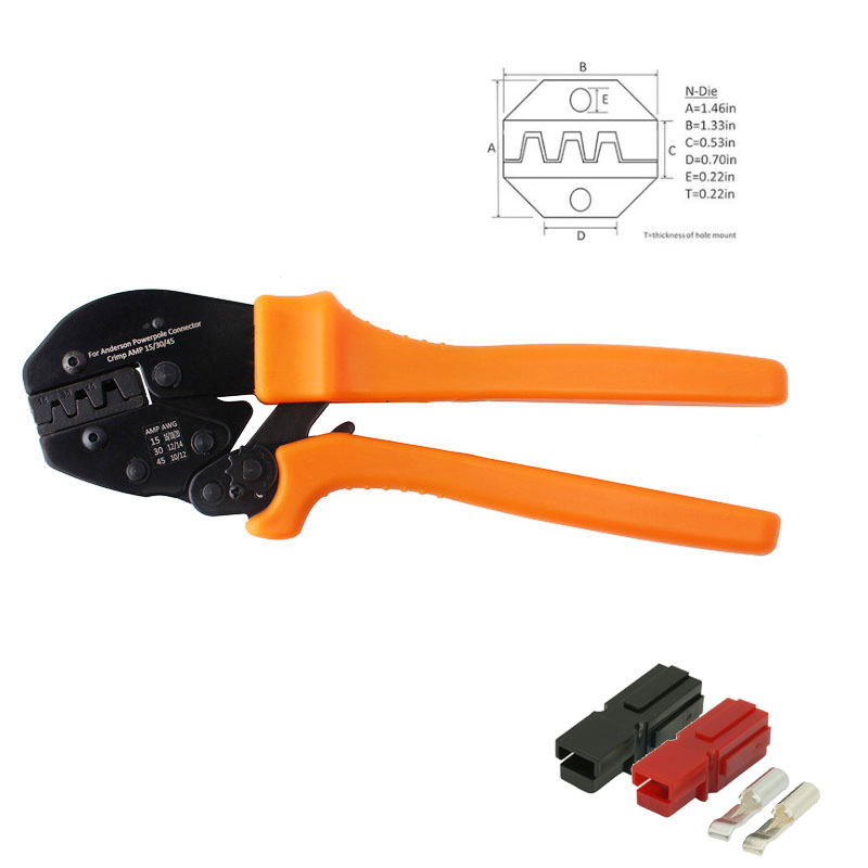 Alicate de crimpagem de cabo Anderson para AMP15/30/45 Cabo Powerpole Conector Plug Crimper de cabo AP- 153045