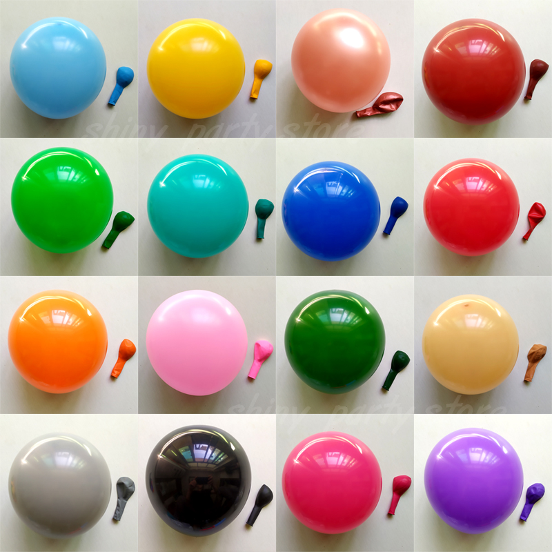 5/10/12/18/36 Zoll dicke Luftballons, gemischte Farben, Ballon, Babyparty-Dekorationen, süße 16-Party-Dekorationen, Bogenballons