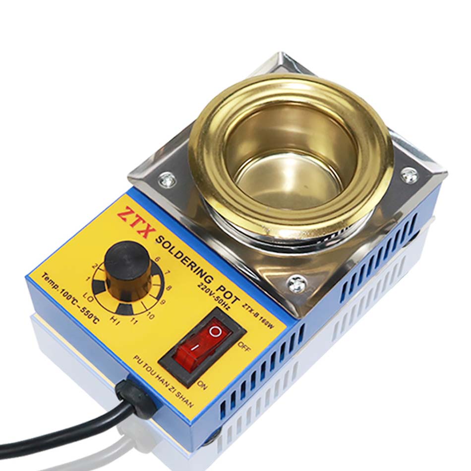 220V 150/160W Temperatura Ajustável Forno de Fusão de Estanho Ferramentas Pot Plug UE