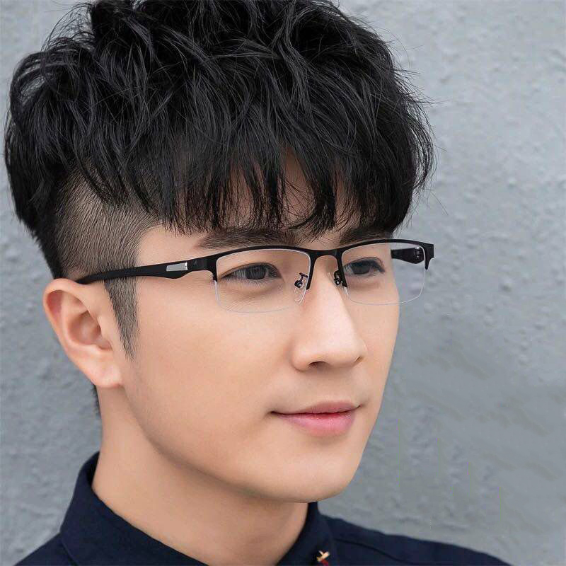 Neue Unisex-Business-Myopie-Brille für Herren, Metallrahmenbrille, Anti-Blaulicht-Brille für kurzsichtige Menschen, -1,0 -2,5 -3,0 -2,0