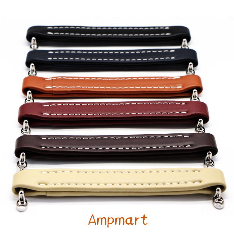 Guitar Amplifier Handles Vintage Style Leather Handles for Guitar Wood Cabinets Hardware Handles 1PC