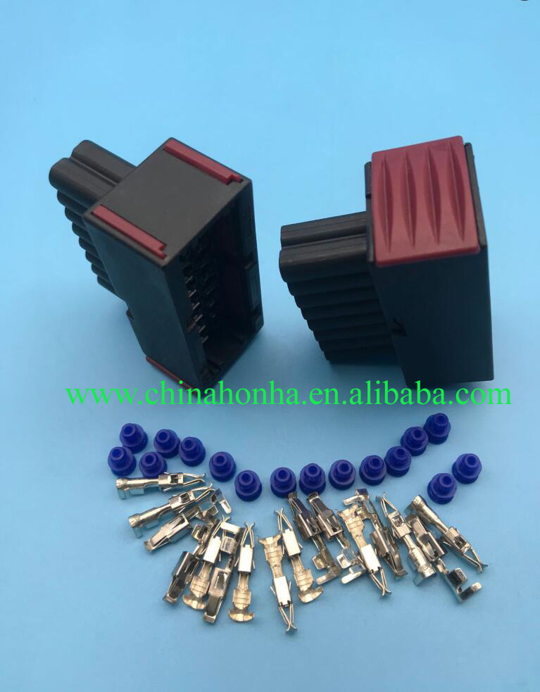 Conector eléctrico automático impermeable, conector hembra de 16 Pines, para TE AMP Tyco 1-967242-1 1-965427-1, 1/2/5/10 Uds.