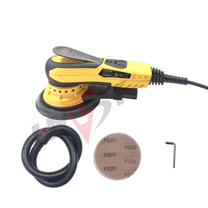 HYVST Đa Chức Năng Ngẫu Nhiên Quỹ Đạo Nhám Không Chổi Than Tốc Độ Biến Đổi Có Dây Quỹ Đạo Sanders Cho FinishingCorners Xe, Gỗ 350W