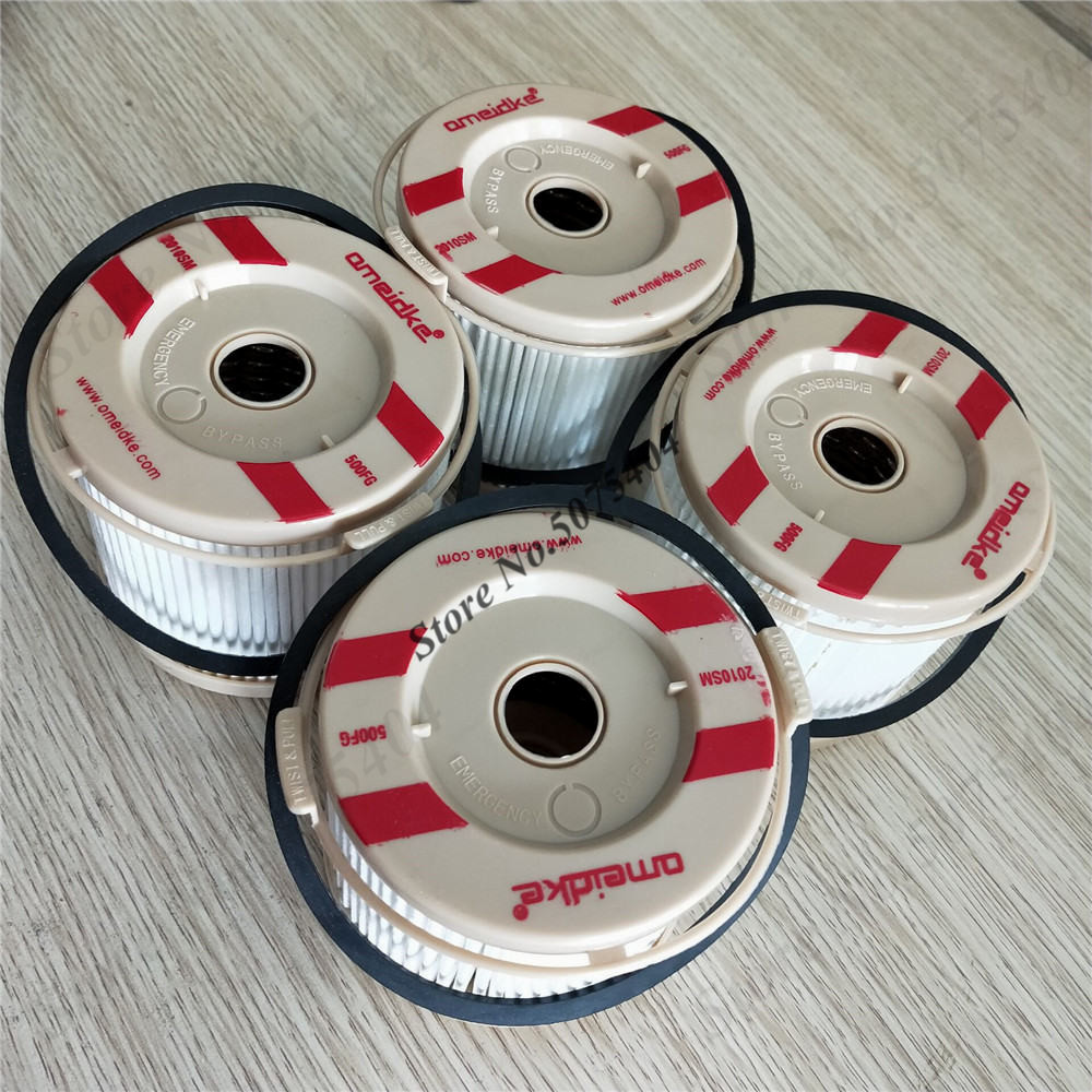 4Pcs 2010SM 2010TM 2010PMกรองสำหรับ500FG 500FHดีเซลเครื่องยนต์การใช้กรองน้ำแยกเปลี่ยน2 10 30ไมครอน