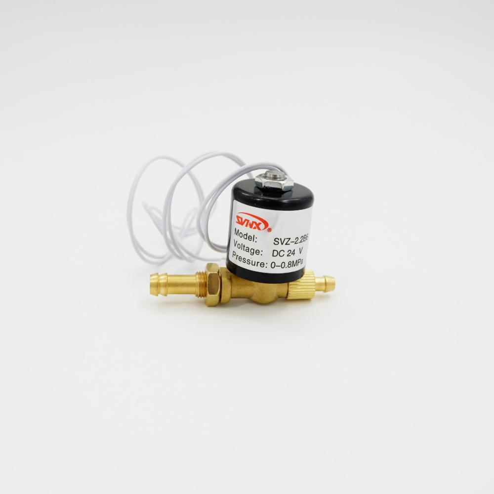Elettrovalvola per saldatrice ad arco di argon SVZ-2.2 AC DC 24V 36V 220V Elettrovalvola a 2 posizioni a 2 vie