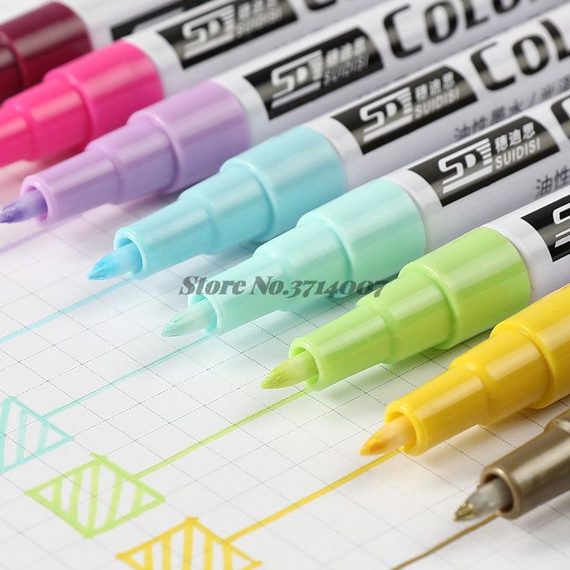 Fire Paint Seal พิเศษปากกาที่มีสีสัน Wax Stamp Mark ปากกาตกแต่งทองสีโลหะสำหรับ DIY ซองจดหมาย Dropship
