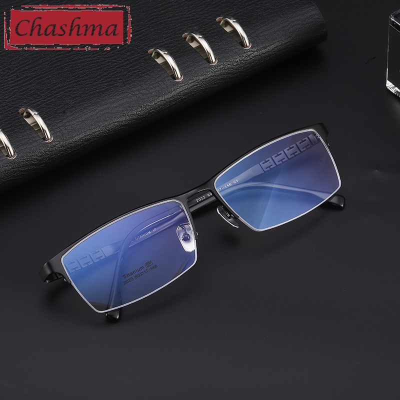Chashma-Korrektionsbrillen, hochwertige Brillen, 58 mm breite Brillengestelle, flexible Bügel, optisch, kein Ausbleichen, IP-beschichtet