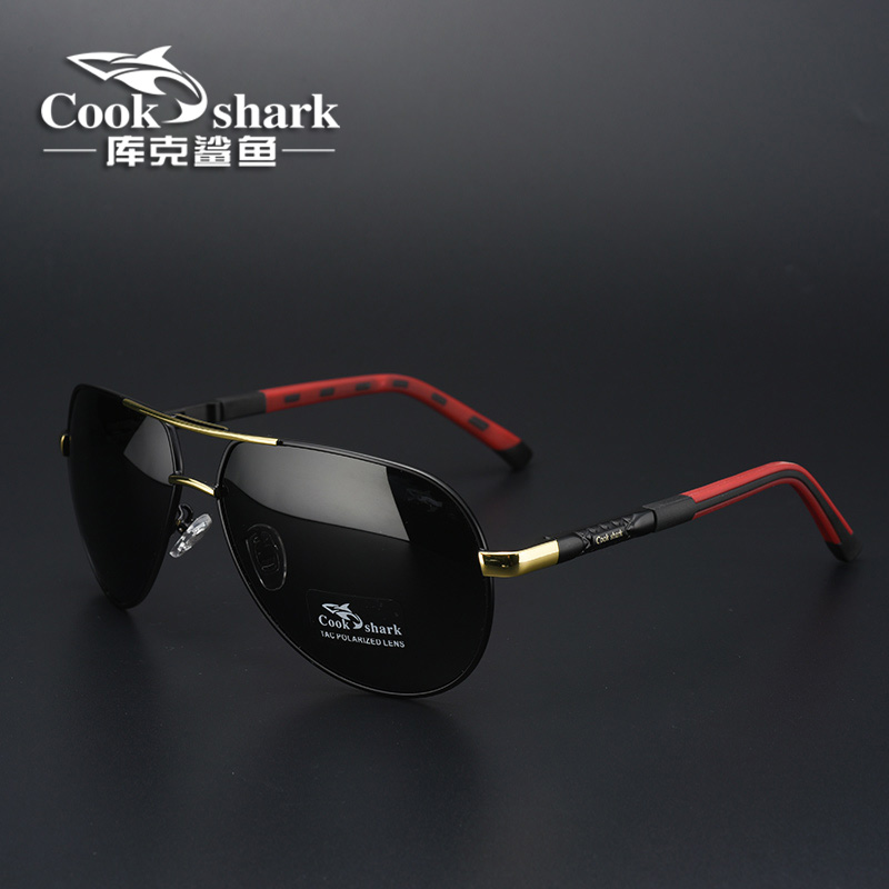 Cookshark Kacamata Pria Kacamata Hitam Pasang Terpolarisasi Mengemudi Driver Biru Kacamata