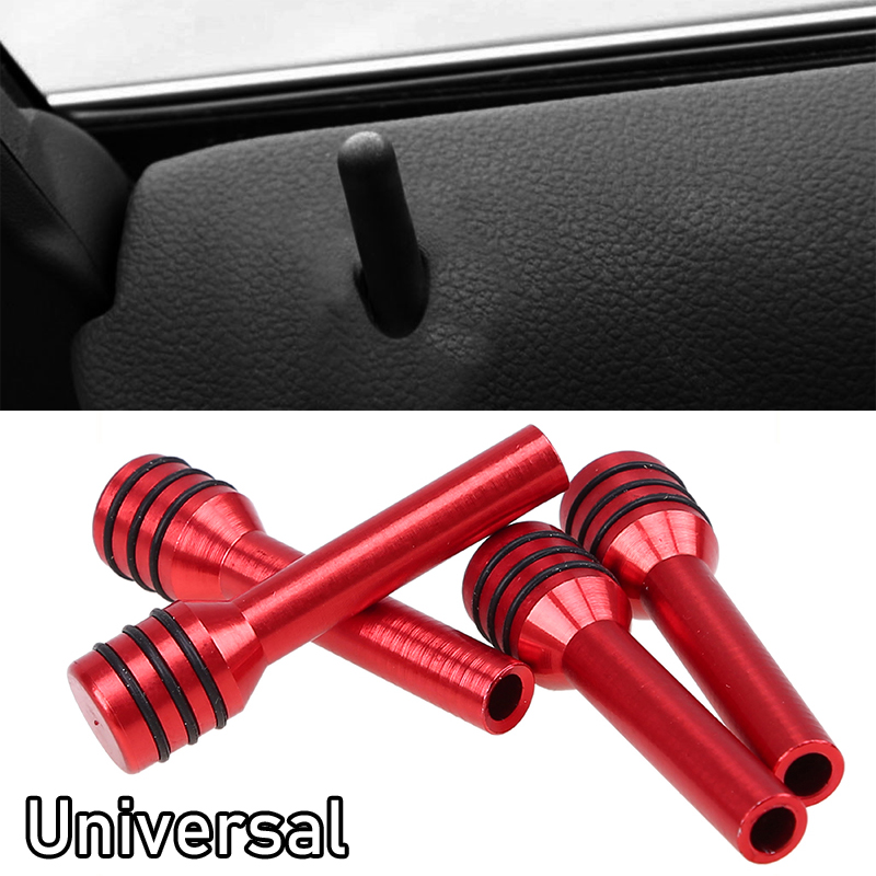 Pasadores de bloqueo de puerta de seguridad para coche, pomo de cerradura de puerta Interior de aleación de aluminio, Universal, para camión