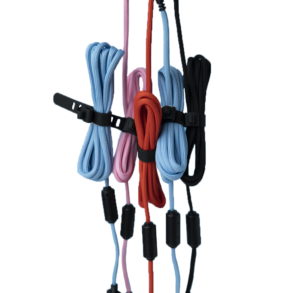 Kabel Tetikus USB Mikro Tipe C Paracord Gaming Fleksibel untuk GPW G Pro X Superlight R600 SORA Finalmouse Death Adder V3 Five Core