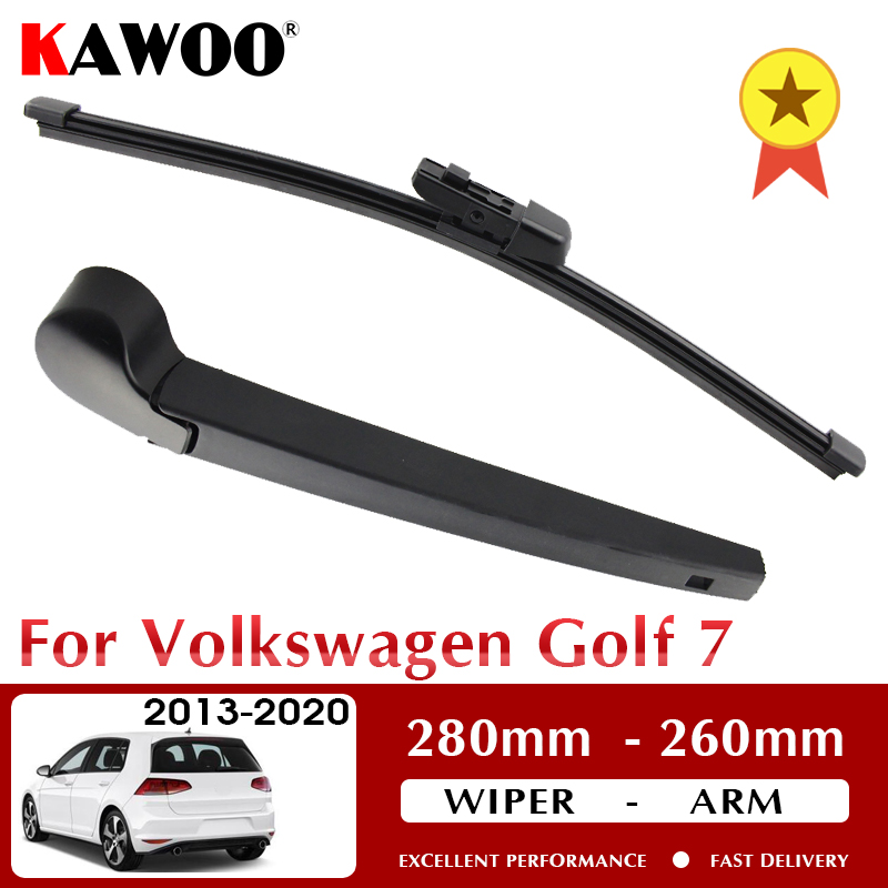 KAWOO limpiaparabrisas de coche para Volkswagen VW Golf 7 VII Hatchback limpiaparabrisas de ventana trasera brazo 2014 2015 2016 2017 2018 2019 2020
