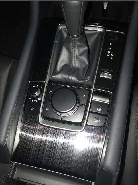 Autocollant de garniture de panneau de vitesses pour l'intérieur de voiture, pour Mazda 3 2019-2025 conduite à droite (RHD), accessoires de voiture