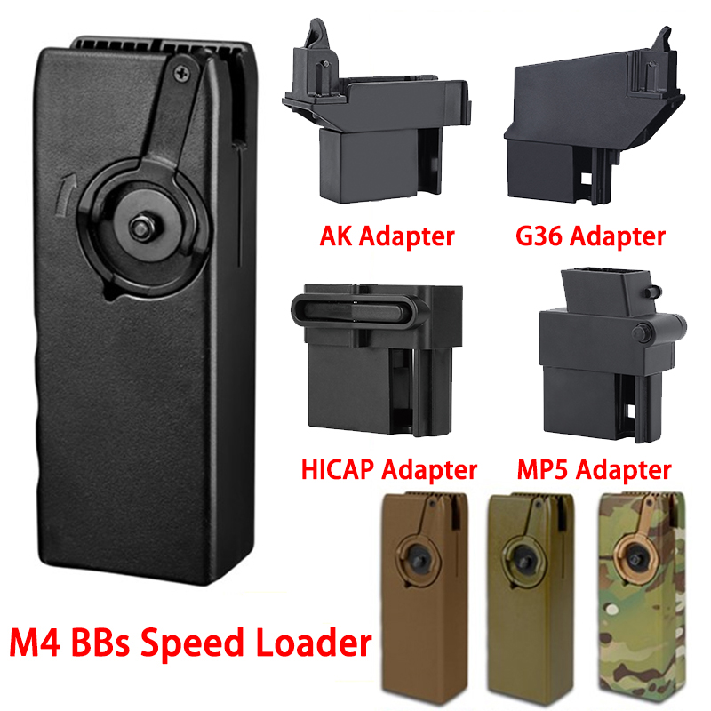 Tatcial BB Nạp Đạn M4 Tay Quay Mag Airsoft Nạp Đạn 6Mm 1000 Vòng Cho M4/AK/G36/hiCAP/MP5 Qucik Nạp Đạn Thiết Bị Thiết Bị