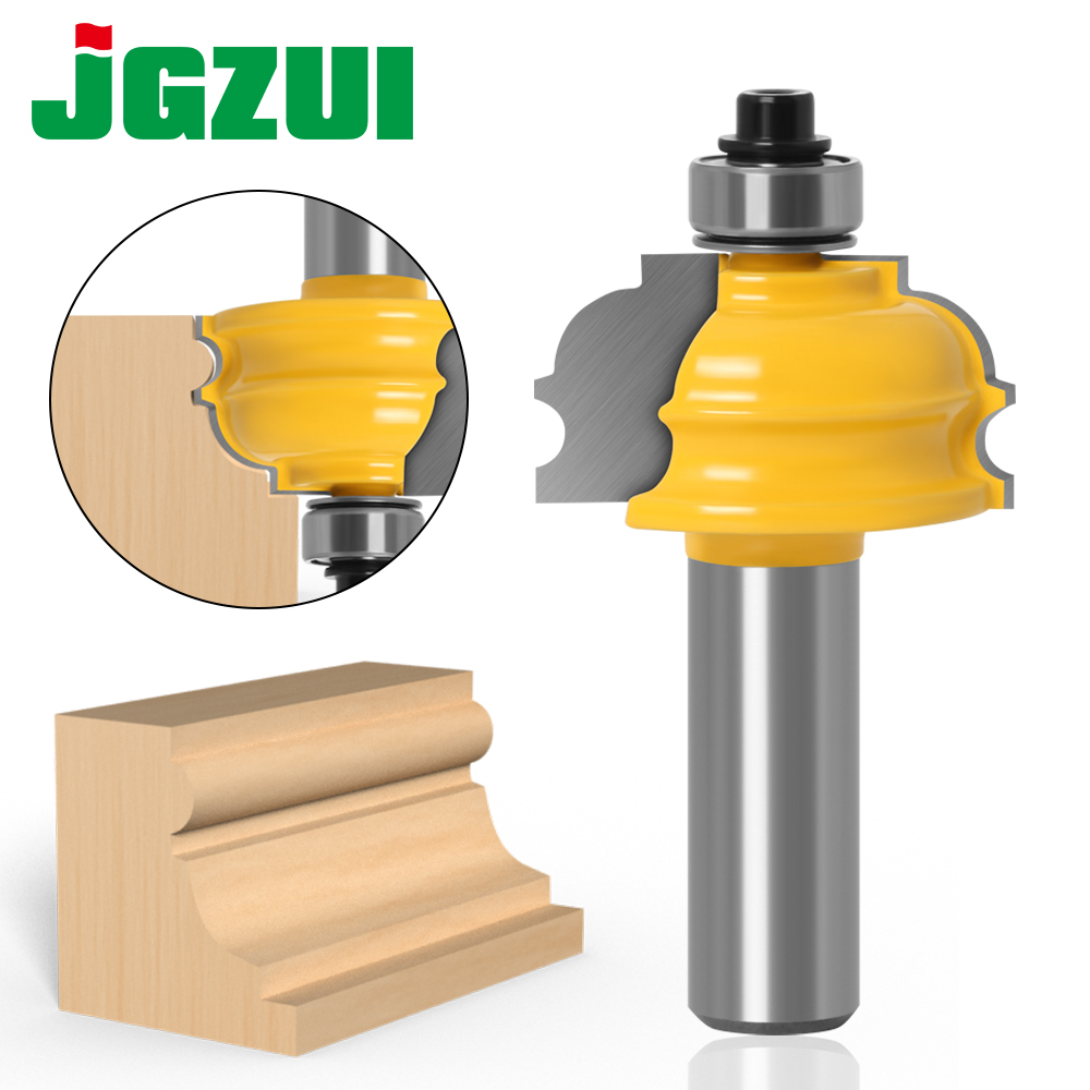 1PC Architectural Molding Router Bit - 1/2' Shank 12mm 8mm Shank Line Knife Woodworking Cutter Tenon Cutter for Woodworking Tool