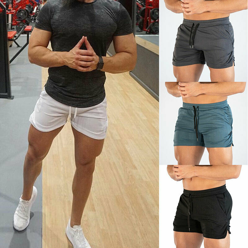 男性ジムトレーニングショーツスポーツカジュアル服のフィット男性ショートパンツ水泳パンツ男性ショーツ