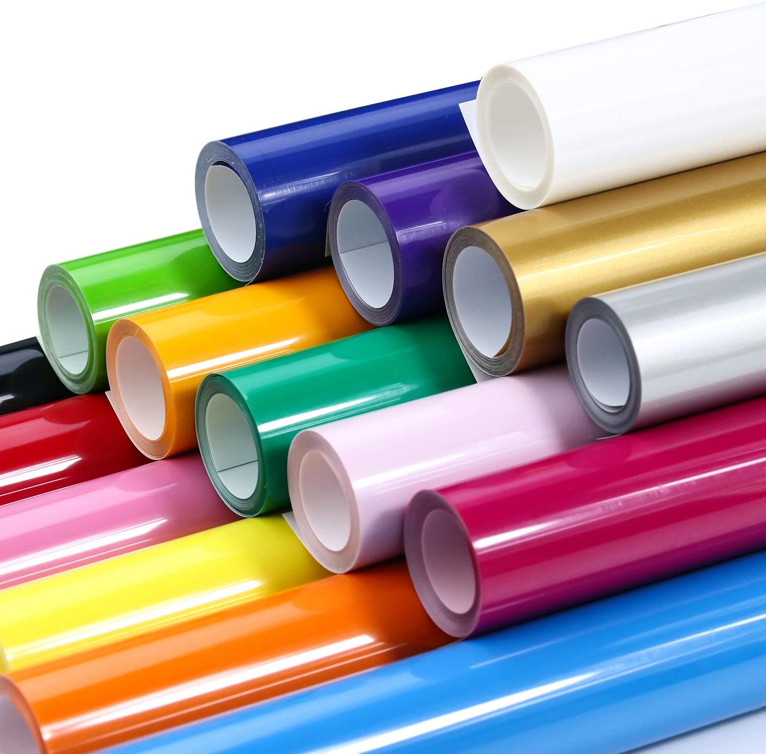 1 Roll 12'x40'/30.5x50/100/150cm Stretch Matte PU Heat Transfer Vinyl Film Cutting Heat Press Vinyl Film Iron-on HTV T-Shirt