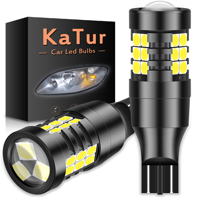 2x 1200Lm T15 W16W LED Canbus Bohlam led Mobil Backup Reverse Lampu untuk Mitsubishi Lancer 9 10 I200 ASX Pajero 4 Nissan Tiida Sentra