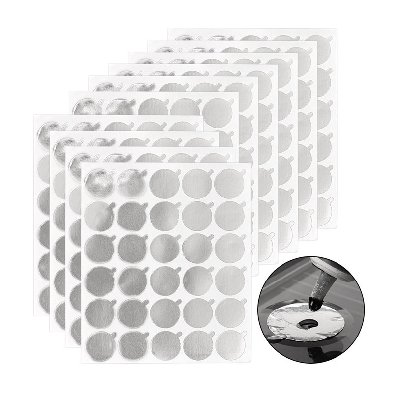 Palette porte-colle pour faux-cils, 300 pièces, taille 2.1cm, tampons en papier autocollant, outils de maquillage beauté