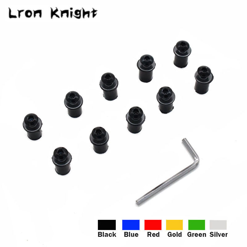 Kit de tornillos y tuercas para parabrisas de motocicleta, Kit de 5mm, 10 uds, para BMW S1000RR, S1000R, HP4, S1000XR, S1000, RR, S1000, XR, Rninet, F800GS