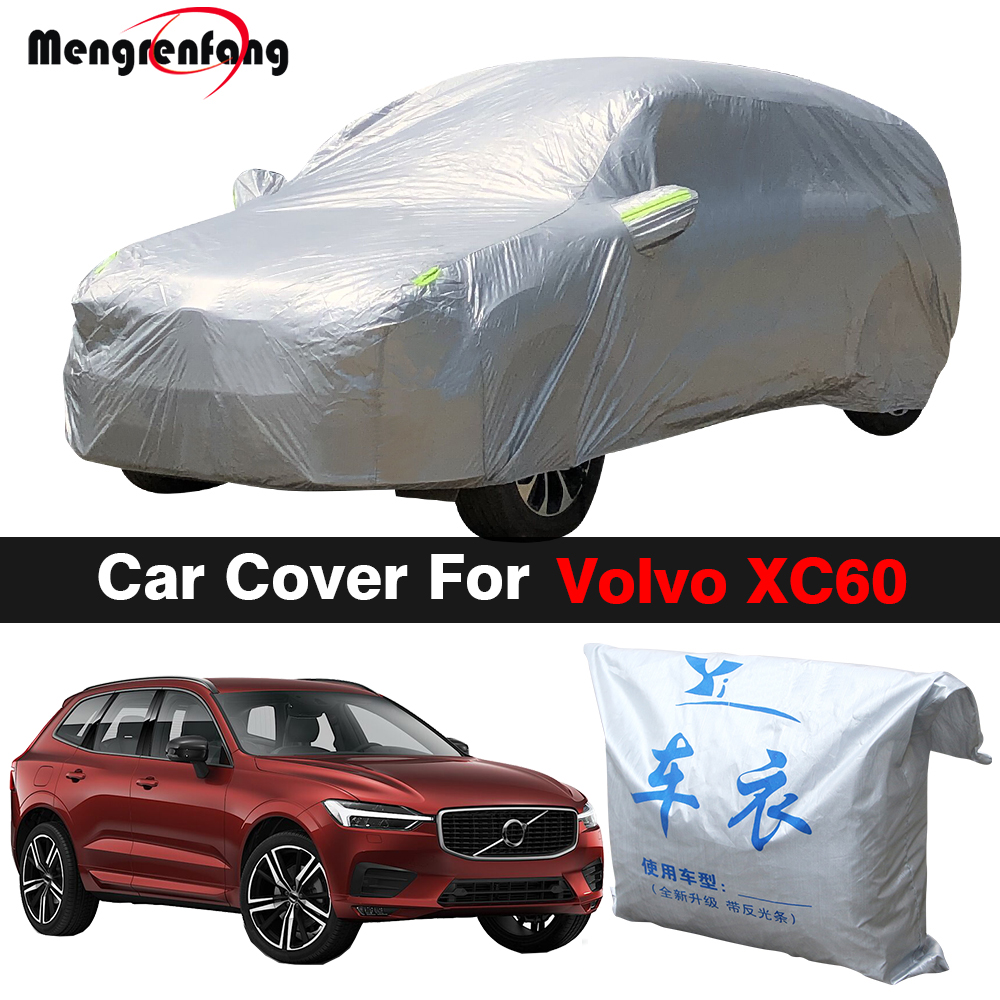 Juste de voiture complète pour Volvo XC60 SUV, pare-soleil extérieur, anti-UV, housse de protection contre la neige, la pluie et la poussière
