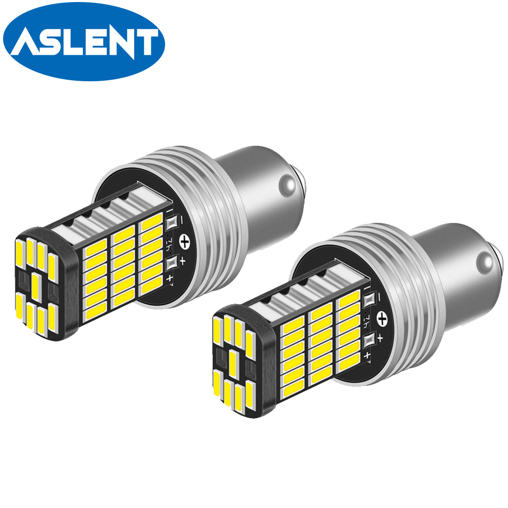 2 Stuks 1156 1157 Led Lamp BA15S BAY15D P21W P21/5W PY21W BAU15S Auto Knipperlichten Reverse lamp Auto Wit Rood Geel