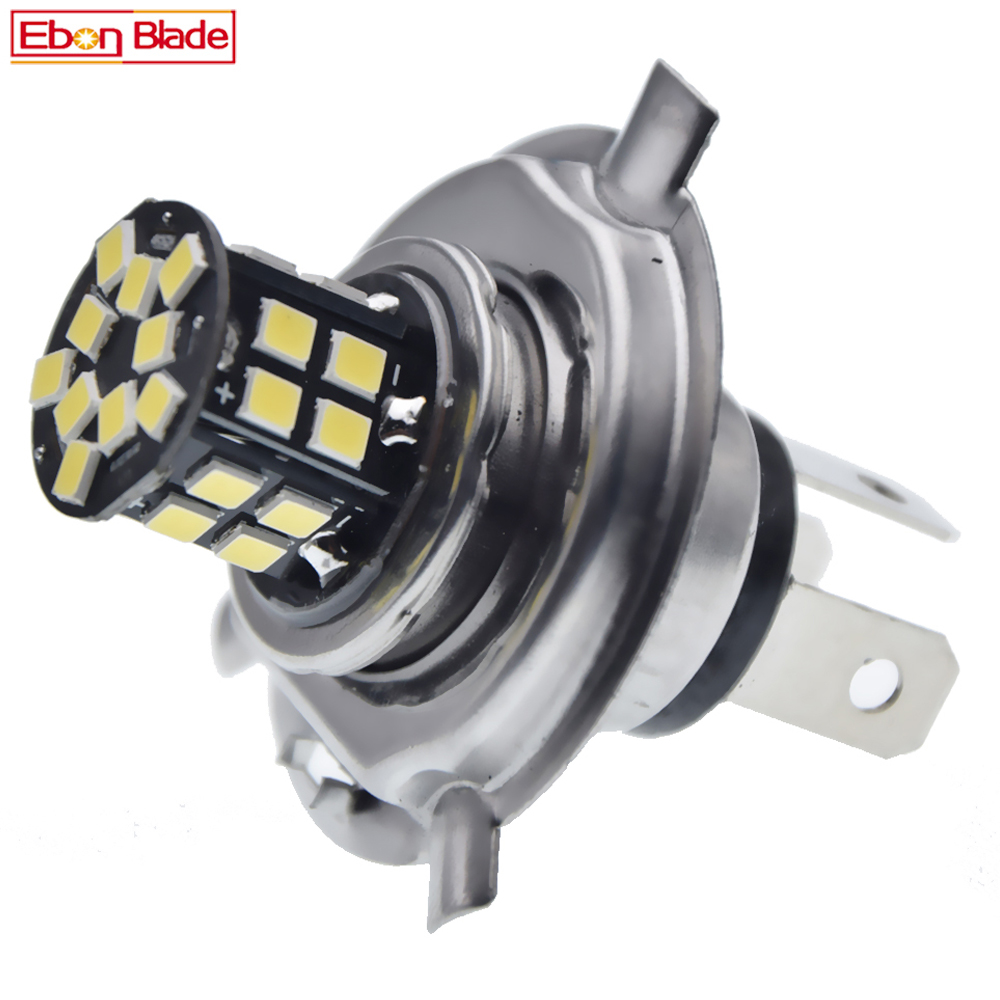 1/2 шт. 6 В H4 HB2 9003 светодиодная лампа 30SMD фара для мотоцикла белая 6000 К дальнего ближнего света фара для скутера передняя фара для мопеда