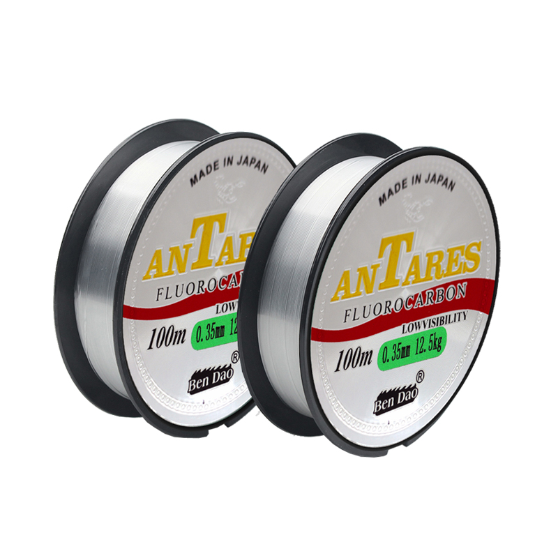100m Fluorocarbon Gecoate Vislijn Super Sterke Monofilament Nylon Visdraad Japan Materiaal voor Karpervissen Accessoires