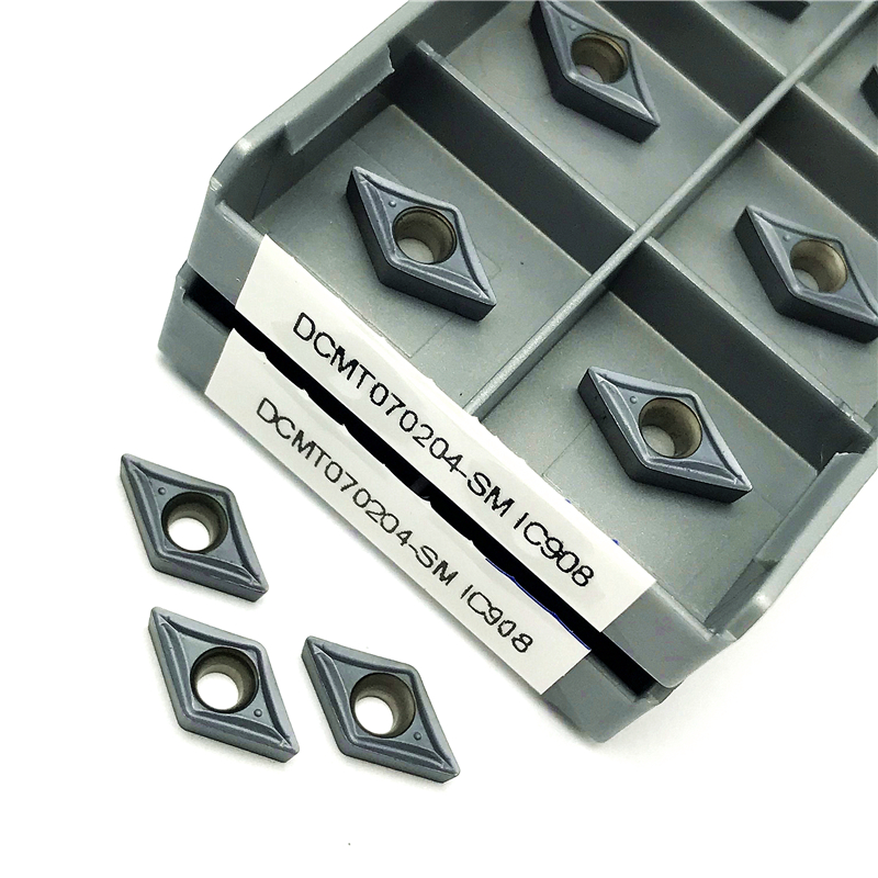 DCMT 070204   SM IC908 Твердосплавная вставка для внутреннего токарного инструмента Инструменты с ЧПУ DCMT 070204   токарные инструменты Токарная вставка