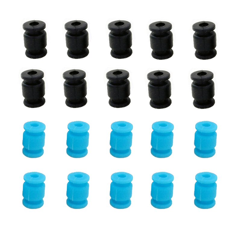 20PCS 13x9x3.5mm palla antivibrante in gomma ammortizzatore sospensione ammortizzatore palla per RC Drone APM/PIX controllore di volo