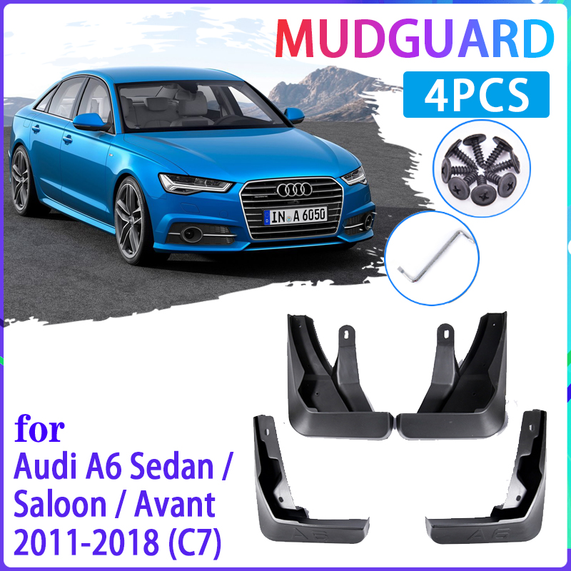 4 шт. автомобильные брызговики для Audi A6 седан седан Avant C7 2011 ~ 2018 брызговики брызговики на крыло автоаксессуары