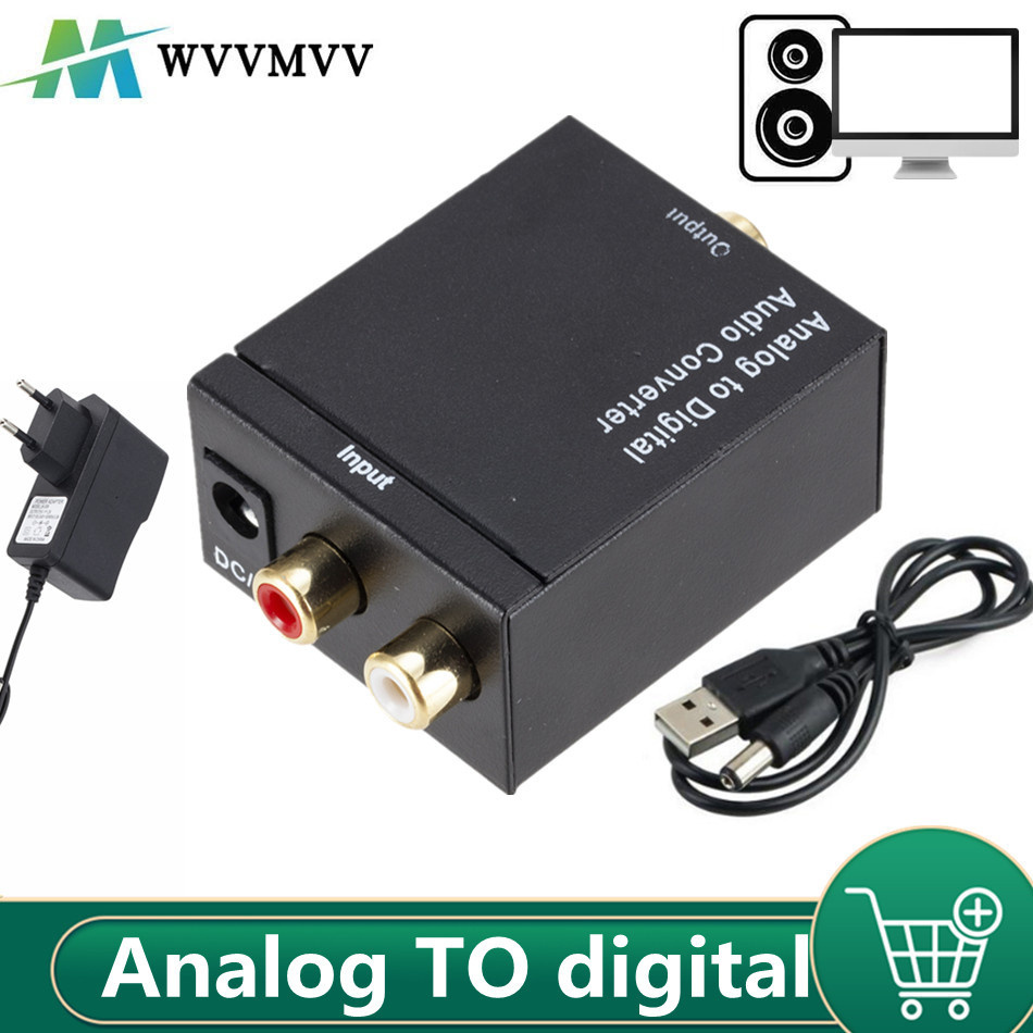 Dernier convertisseur ADC analogique-numérique optique coaxial RCA Toslink adaptateur Audio son adaptateur SPDIF pour Apple TV pour Xbox 360 DVD