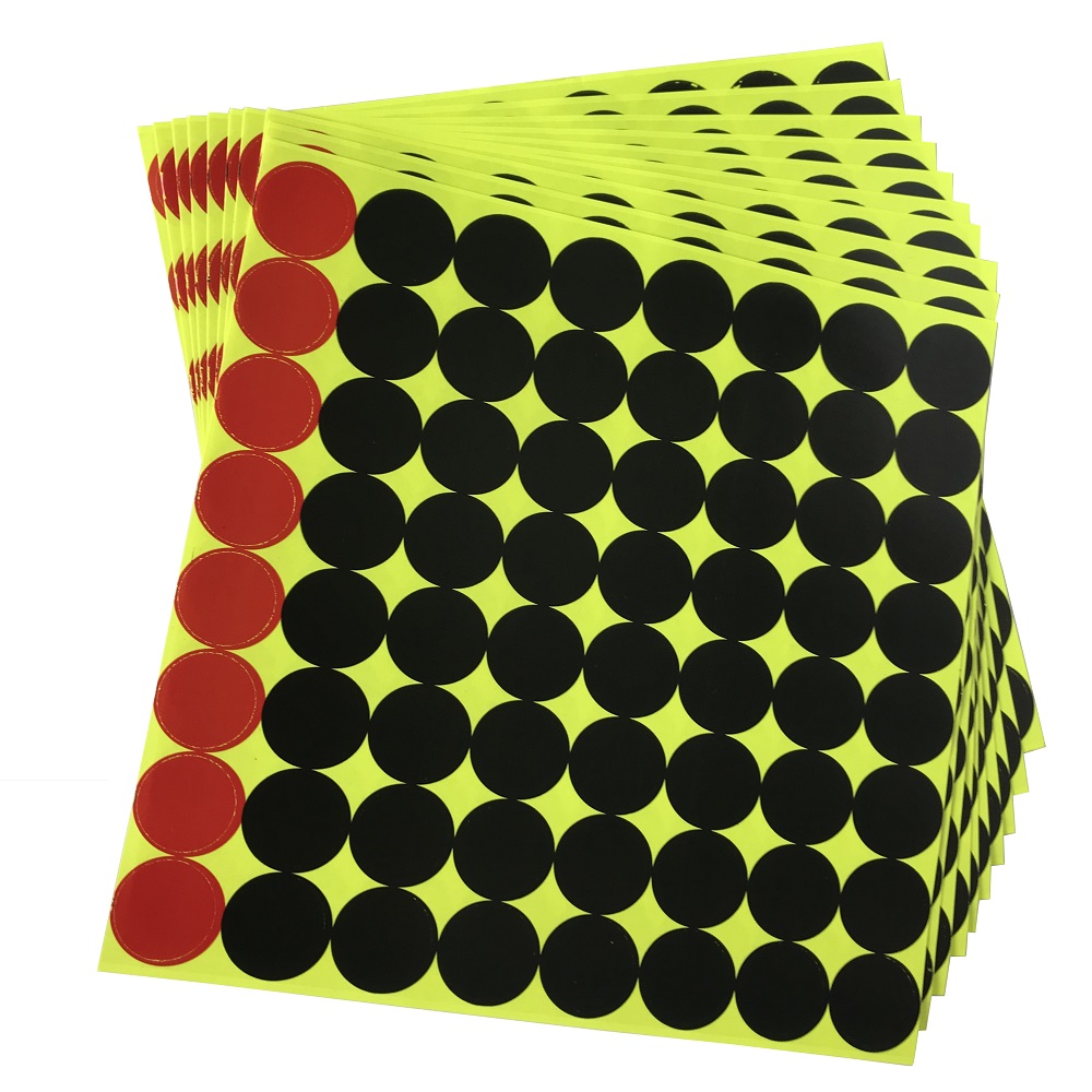 1 ​ "Tiro Splatter Splash Target Adesivos em 640 unidades/pacote suitalble para tiro ao alvo para qualquer arma de fogo pistola de pelota BBs