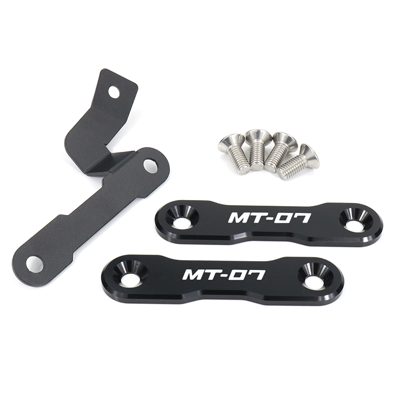 Ajustement pour Yamaha FZ07 MT-07 2014 -2018 2019 2020 2021 2022 2023 2024 2025 passager arrière trous de cheville couvercle repose-pieds bloc hors plaque