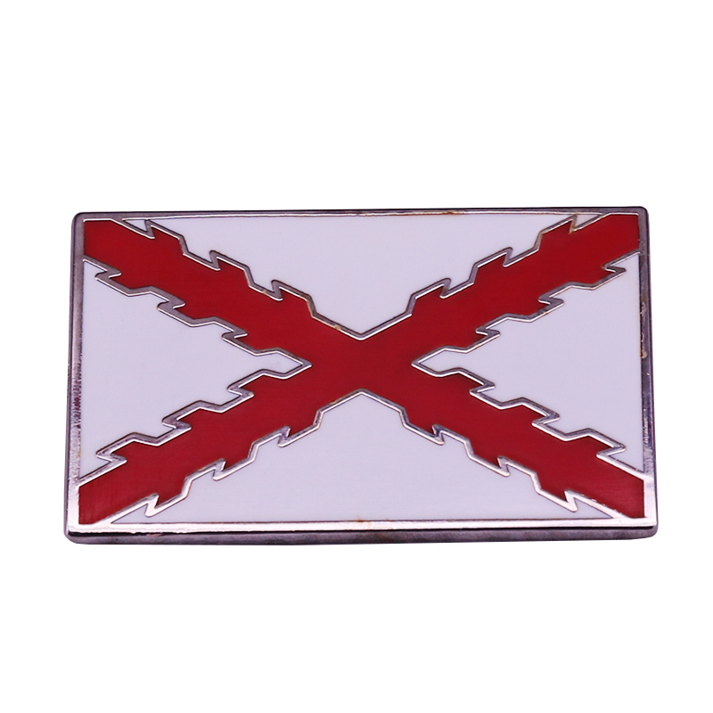 Broches de revers de drapeau de la croix Empire espagnole, broche d'emblème National d'espagne