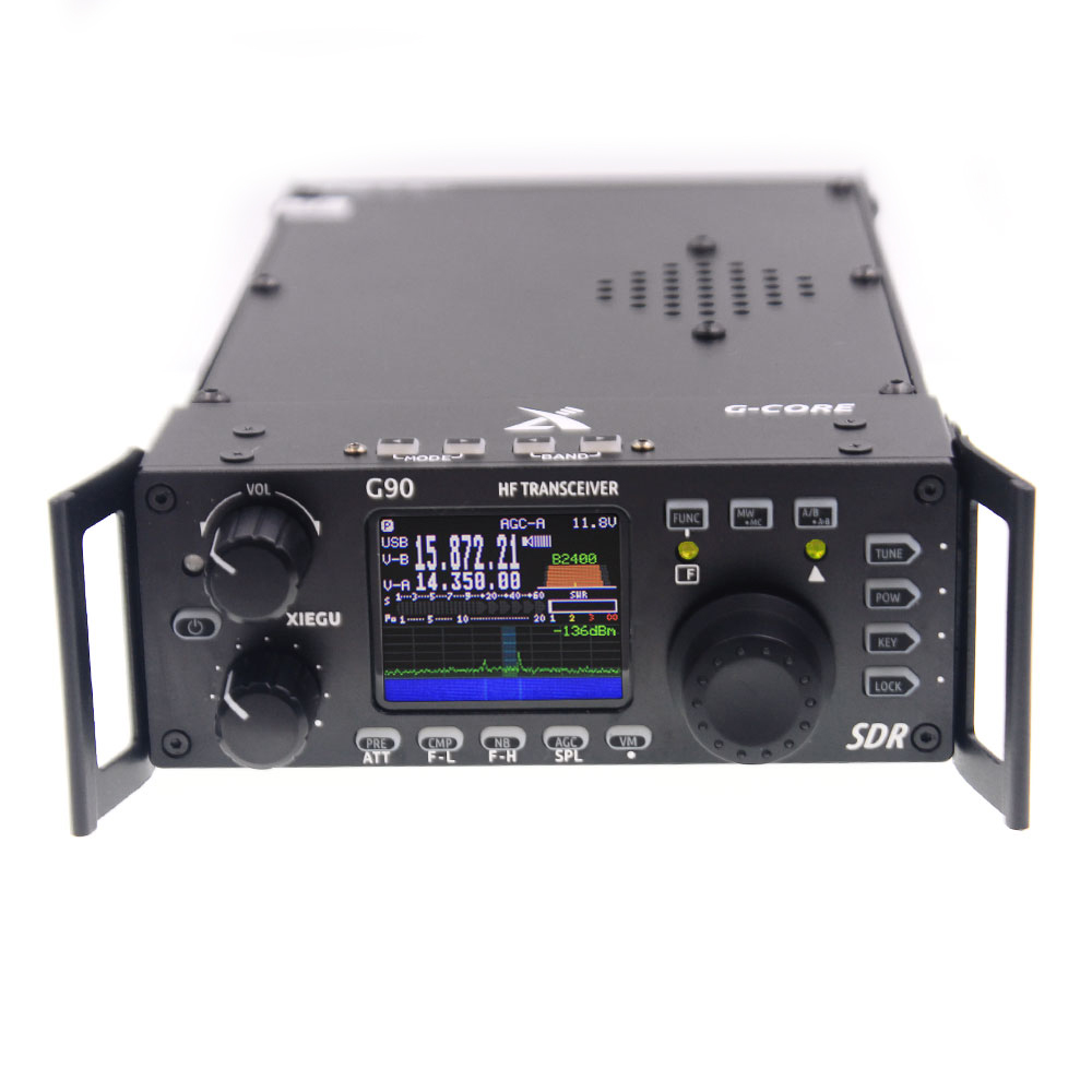 Xiegu G90 HF Amateur Radio HF Трансивер 20 Вт SSB/CW/AM Структура SDR 0,5–30 МГц со встроенным автоматическим антенным тюнером
