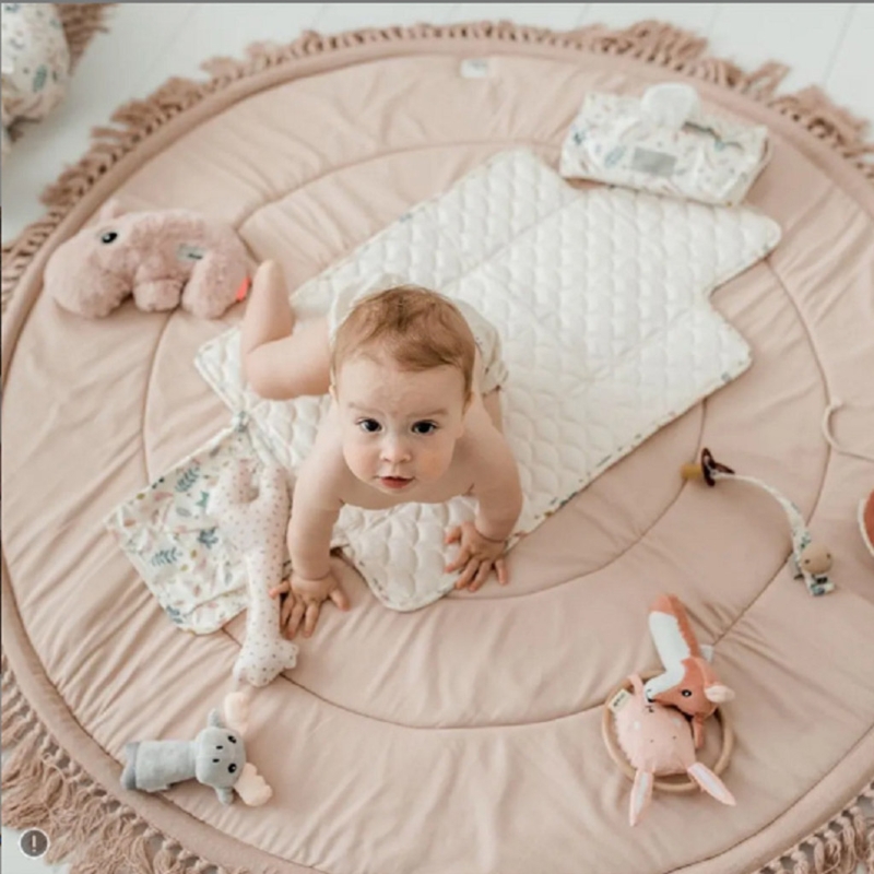 Baby Boden Teppich Weiche Baumwolle Spielen Matte Teppich Krabbeln Pad Decke Boden Aktivität Kissen Kid Kinder Zimmer Dekoration