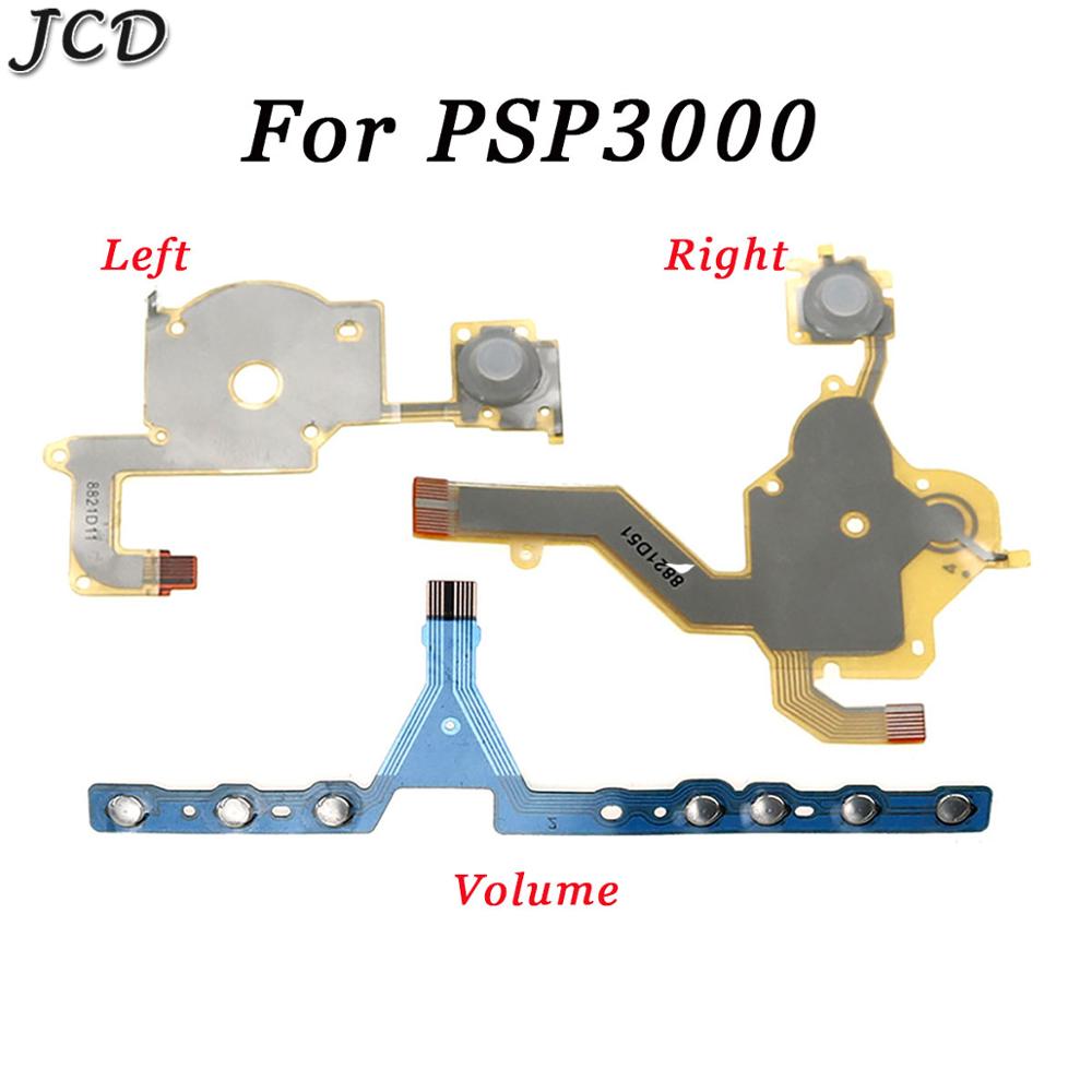 JCD untuk PSP 3000 Tombol Kiri Kanan Fungsi Mulai Rumah Volume PCB Keypad Kabel Fleksibel untuk Sony PSP 3000 / PSP 3004 3001 3008 300x