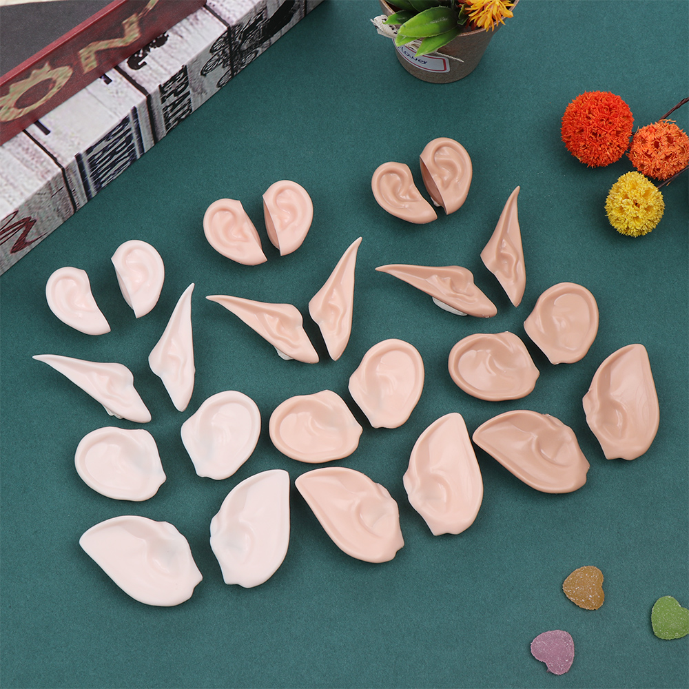 Blyth – jouet oreilles glacées de poupée, accessoires de haute qualité, couleur blanche, marron naturel, peau foncée et super noire