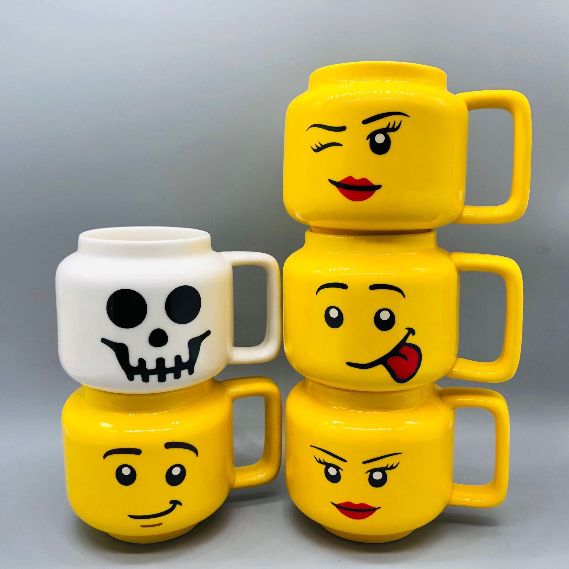 250ml uśmiech kubek ceramiczny kreskówka kawa herbata mleczna kubek wody słodkie zabawne miny dzieci kubek do mleka kubek wody gospodarstwa domowego