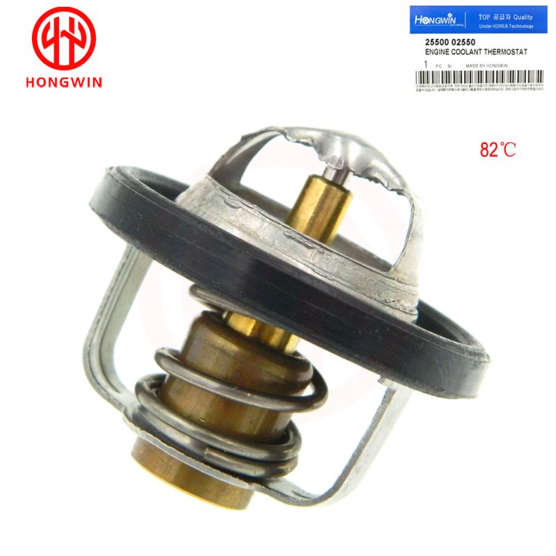 25500-02550เครื่องยนต์Coolant Auto HHyundai ThermostatสำหรับHHYUNDAI AMICA ATOS 2550002550