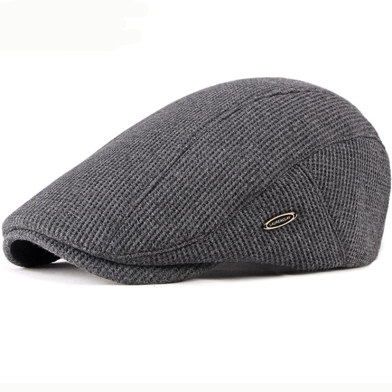 Gorro de boina HT2646, gorros de Otoño Invierno para hombres y mujeres, gorra plana de hiedra ajustable, gorro de punto sólido de alta calidad, boinas para hombre y mujer