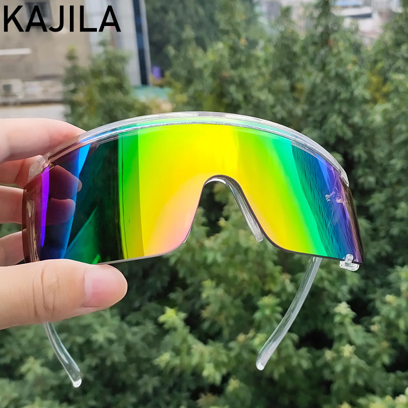 Lunettes de soleil sport oversize pour hommes 2026 – Marque de luxe, coupe-vent, rectangulaires, pour femmes, lunettes de conduite, Gafas De Sol Hombre