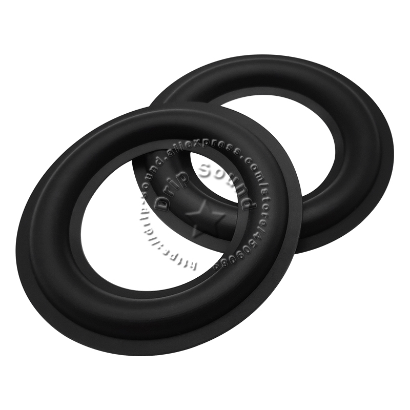 2 szt. Dla JBL 3 "calowy głośnik gumowy składany pierścień krawędziowy głośnik niskotonowy naprawa boczne koło surround części zamienne 83mm/3.27"