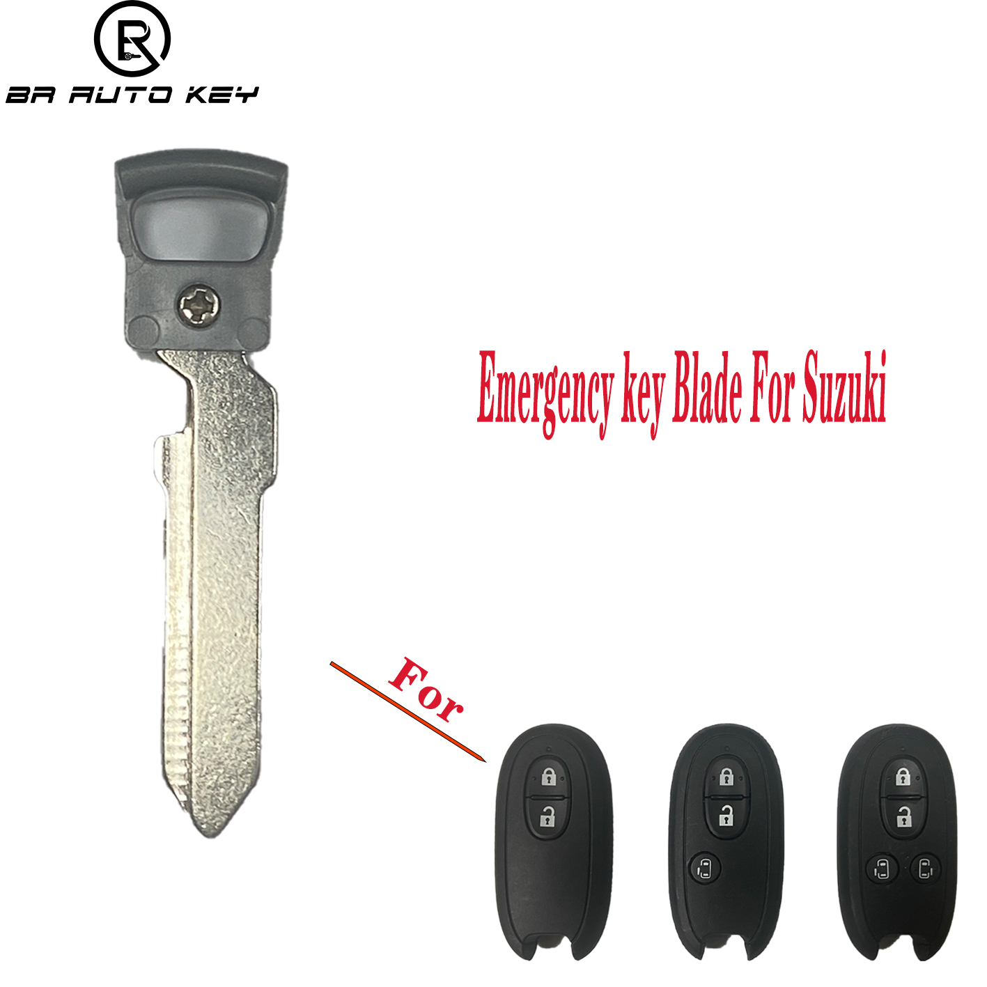 Llave de emergencia de 10 piezas para entrada sin llave, hoja sin cortar para Suzuki e alto hasla 1 - Lapin Wagon r