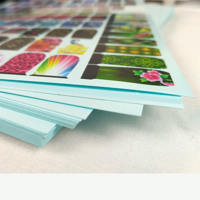 Mới A4 Kích Thước Xanh Dương Vùng Nước Nằm Decal Giấy Trong Suốt Cho Máy In Phun Cao Cấp Trượt Nước Đề Can Có Thể In Chuyển Giấy Tờ