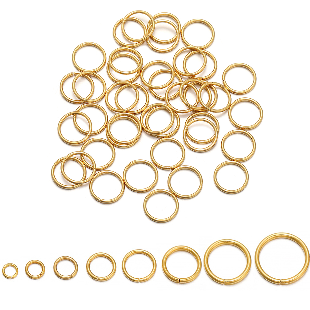 50-200 stks/partij 4 5 6 8 10mm Rvs Ringetjes Split Ringen Connectors Voor DIY Sieraden maken Levert Accessoires